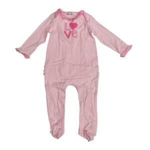 NWT Magnolia Baby 12M Love Footie